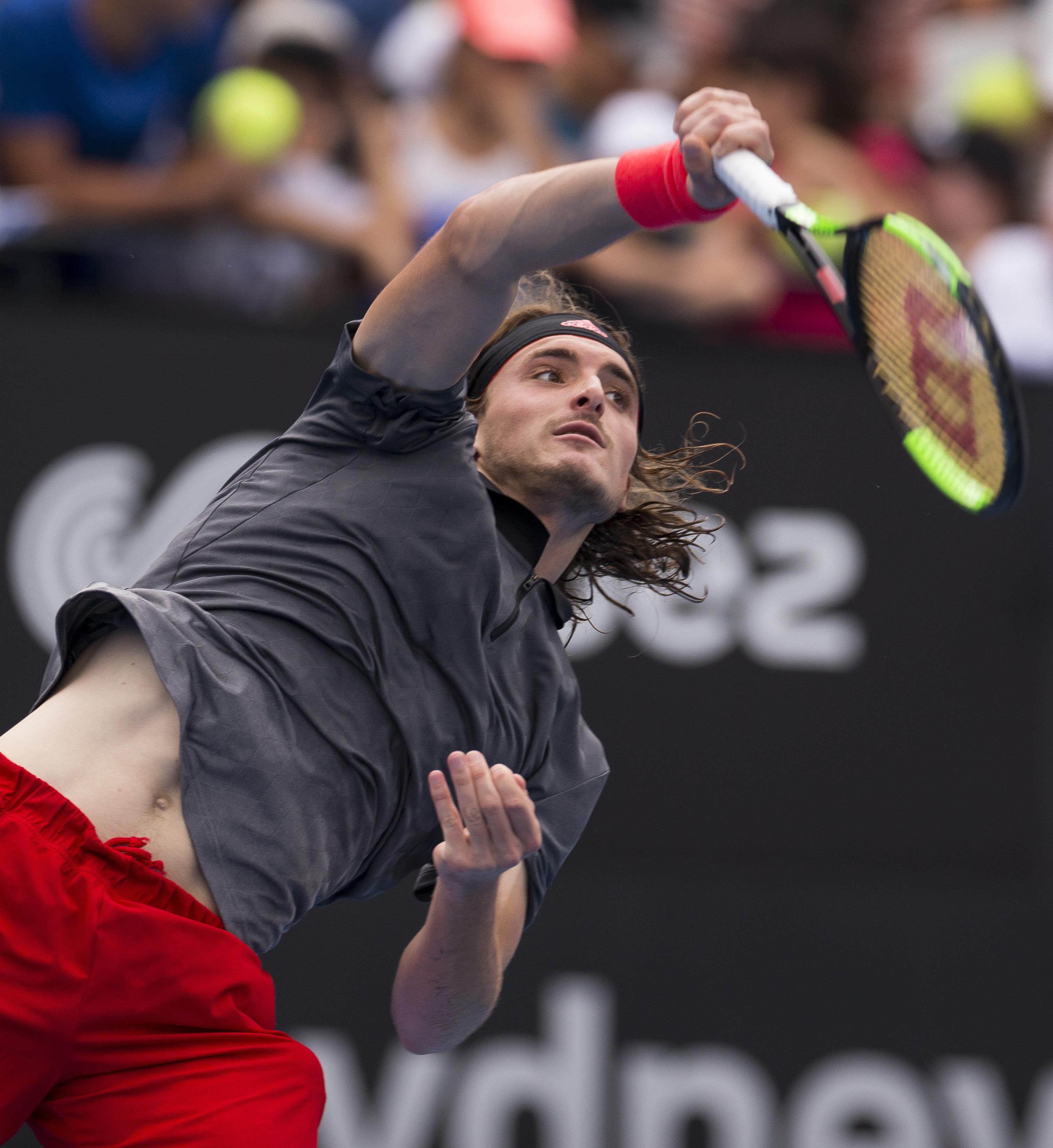 日本网球队强势德国网球队，西西帕斯高光表现